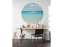 Komar Vliesfototapete Dot Lagoon selbstklebend Ø 125 cm