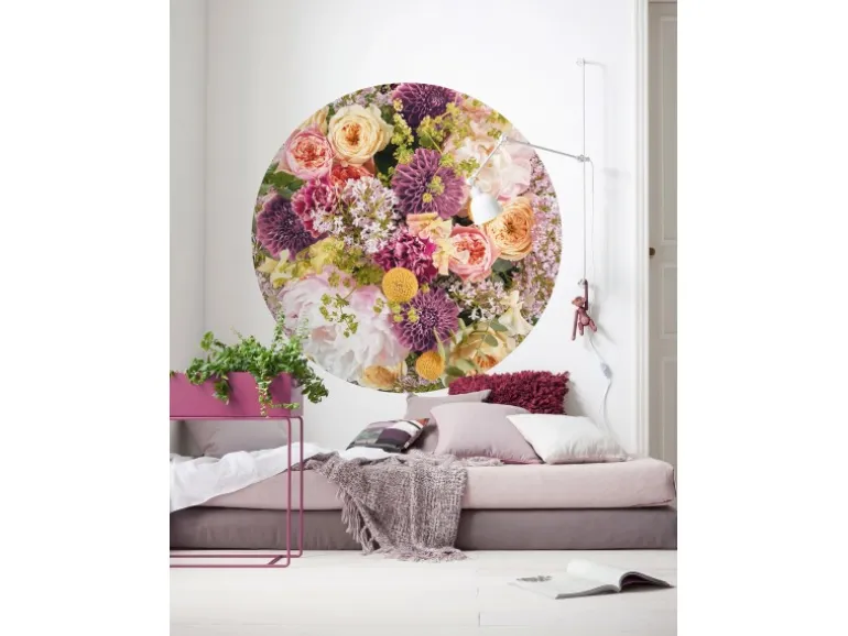 Komar Vliesfototapete Dot Frescas selbstklebend Ø 125 cm