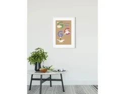 Komar Wandbild ABC Animal G 50 x 70 cm