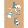 Komar Wandbild ABC Animal L 30 x 40 cm