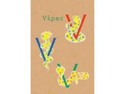 Komar Wandbild ABC Animal V 50 x 70 cm