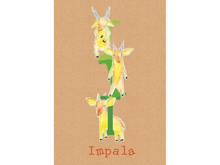 Komar Wandbild ABC Animal I 50 x 70 cm