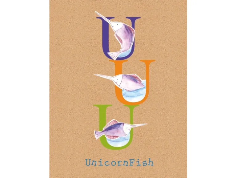 Komar Wandbild ABC Animal U 40 x 50 cm