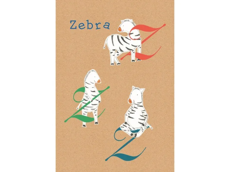 Komar Wandbild ABC Animal Z 30 x 40 cm