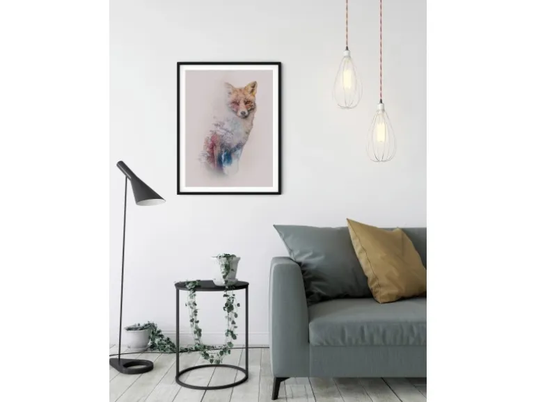 Komar Wandbild Animal Forest Fox 30 cm x 40 cm