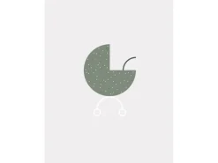 Komar Wandbild Baby Hello World 30 x 40 cm