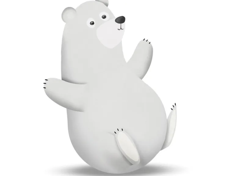 Komar Wandbild Cute Animal Polar Bear 30 x 40 cm