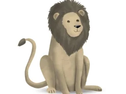 Komar Wandbild Cute Lion 50 x 70 cm