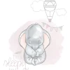 Komar Wandbild Dumbo Sleepy 30 x 40 cm