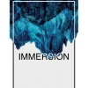 Komar Wandbild Immersion Blue 50 x 70 cm