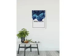 Komar Wandbild Immersion Blue 50 x 70 cm