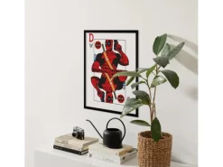 Komar Wandbild Marvel Deadpool Jack of All Trades 40 cm x 50 cm Rot