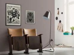 Komar Wandbild Marvel Iron Man Lino-Cut 40 cm x 50 cm Schwarz-Weiß