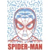 Komar Wandbild Marvel Spider-Man Face 50 cm x 70 cm Blau