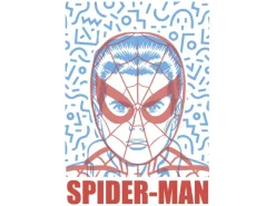 Komar Wandbild Marvel Spider-Man Face 50 cm x 70 cm Blau