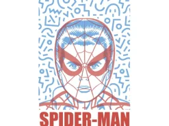 Komar Wandbild Marvel Spider-Man Face 30 cm x 40 cm Blau