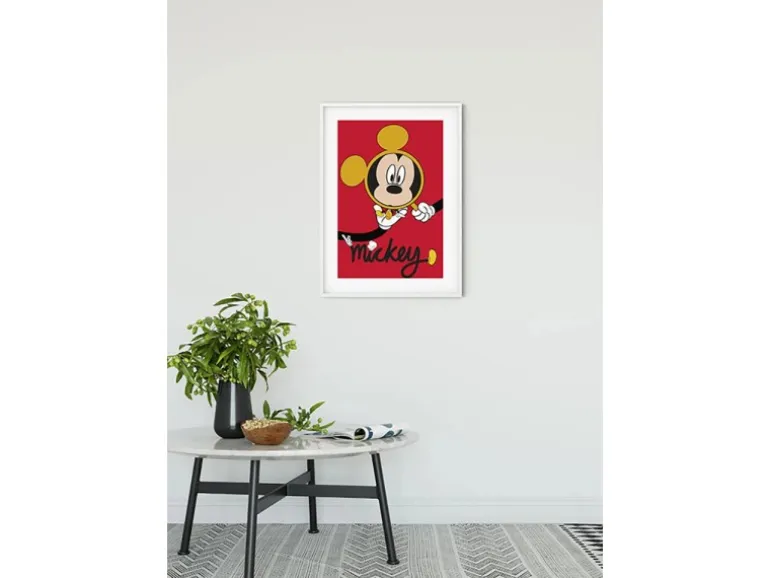 Komar Wandbild Mickey Mouse Glass 30 x 40 cm