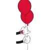 Komar Wandbild Mickey Mouse Balloon 50 x 70 cm