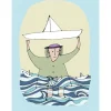 Komar Wandbild Paper Ship 40 x 50 cm