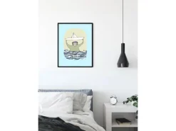 Komar Wandbild Paper Ship 40 x 50 cm