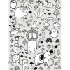 Komar Wandbild Scribble Park 40 x 50 cm
