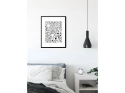 Komar Wandbild Scribble Park 40 x 50 cm