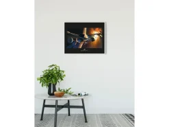 Komar Wandbild Star Wars Orbit War 50 x 40 cm