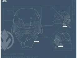 Komar Wandbild Star Wars Helmet 50 x 40 cm