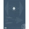 Komar Wandbild Star Wars Fighter 50 x 70 cm