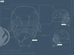 Komar Wandbild Star Wars Helmet 40 x 30 cm