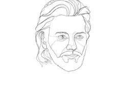 Komar Wandbild Star Wars Obi Wan 40 x 50 cm