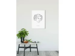 Komar Wandbild Star Wars Leia 30 x 40 cm