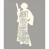 Komar Wandbild Star Wars Leia 40 x 50 cm gerollt