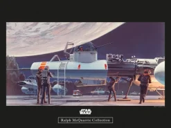 Komar Wandbild Star Wars Hangar 40 x 30 cm
