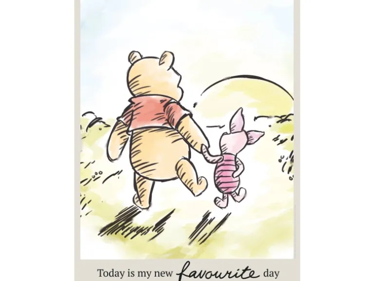 Komar Wandbild Winnie Pooh Today 40 x 50 cm