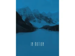 Komar Wandbild Word Lake Blue 30 x 40 cm