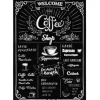 Komar Wandsticker Coffeeshop 70 cm x 50 cm