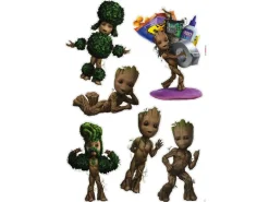 Komar Wandtattoo I Am Groot! Braun und Grün 50 cm x 70 cm 612747