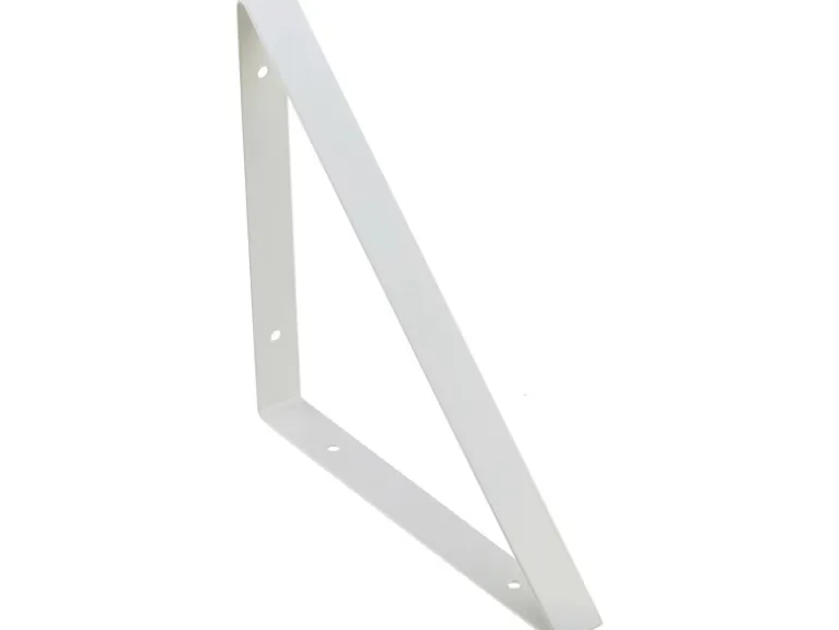 Konsole Triangel 27,2 cm x 27,2 cm Weiß Matt