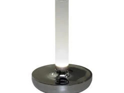 Konstsmide LED-Akku-Vase Biarritz Silber ø 13,5 cm x 20,5 cm
