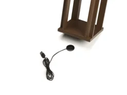 Konstsmide LED-Laterne Cannes Rostfarben 42 cm x 15 cm x 15 cm