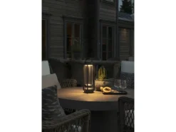 Konstsmide LED-Laterne Otranto Schwarz 44 cm x 15 cm x 15 cm