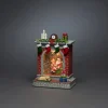 Konstsmide Wasserlaterne Kamin mit Weihnachtsmann für Innen