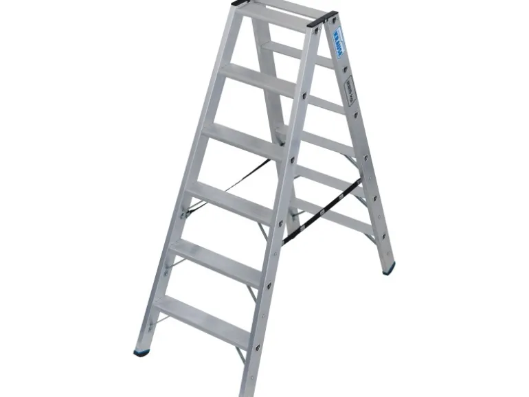 Krause Doppelleiter Stabilo 2 x 6 Stufen 225 kg