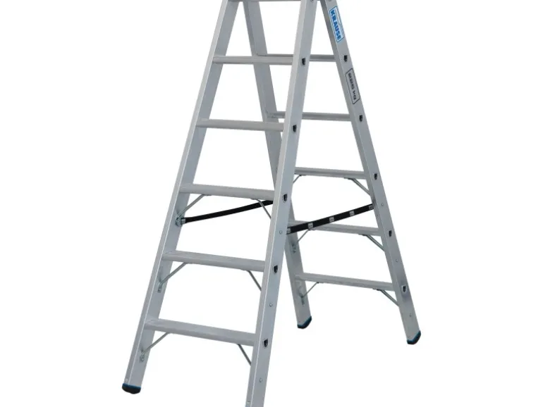Krause Doppelleiter Stabilo 2 x 6 Stufen 225 kg
