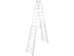 Krause Doppelleiter Stabilo 2 x 16 Sprossen 440 cm x 86 cm x 258 cm