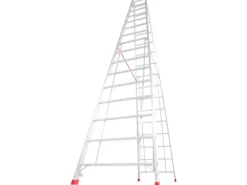 Krause Doppelleiter Stabilo 2 x 16 Sprossen 440 cm x 86 cm x 258 cm