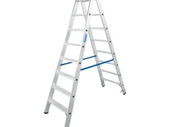 Krause Doppelleiter Stabilo 2 x 8 Stufen 190 cm x 60 cm x 160 cm