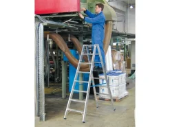 Krause Doppelleiter Stabilo 2 x 8 Stufen 190 cm x 60 cm x 160 cm