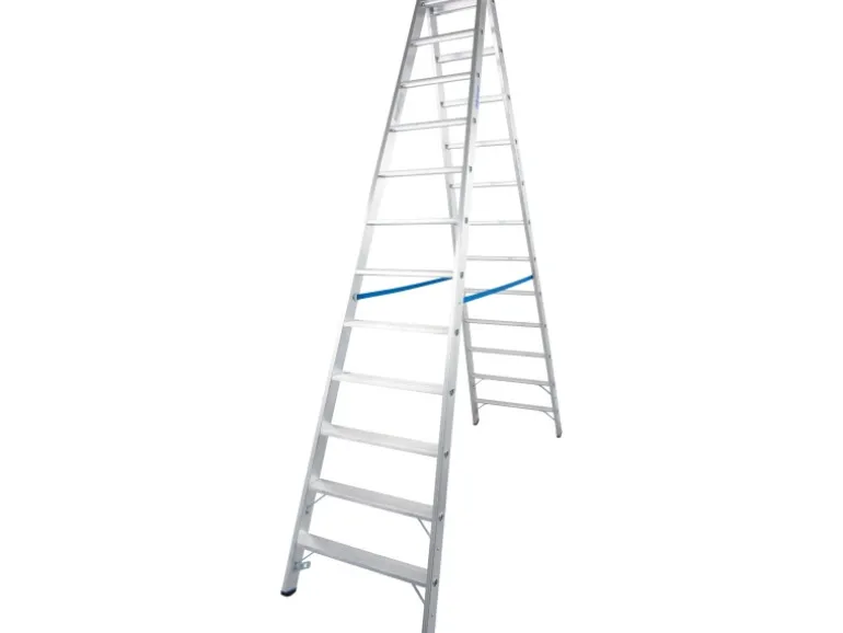 Krause Doppelleiter Stabilo 2 x 12 Stufen 280 cm x 75 cm x 235 cm
